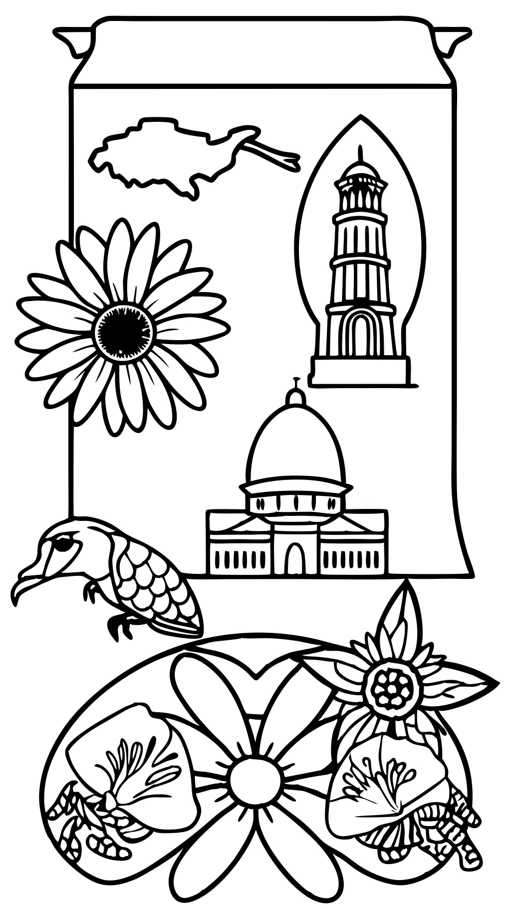 alabama coloring pages